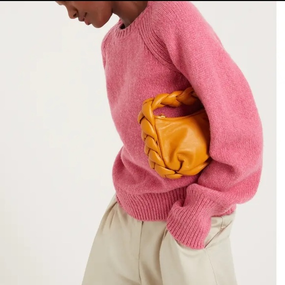 NWOT Alex Mill Greta Crewneck Sweater Wild Orchid Medium - Picture 3 of 12